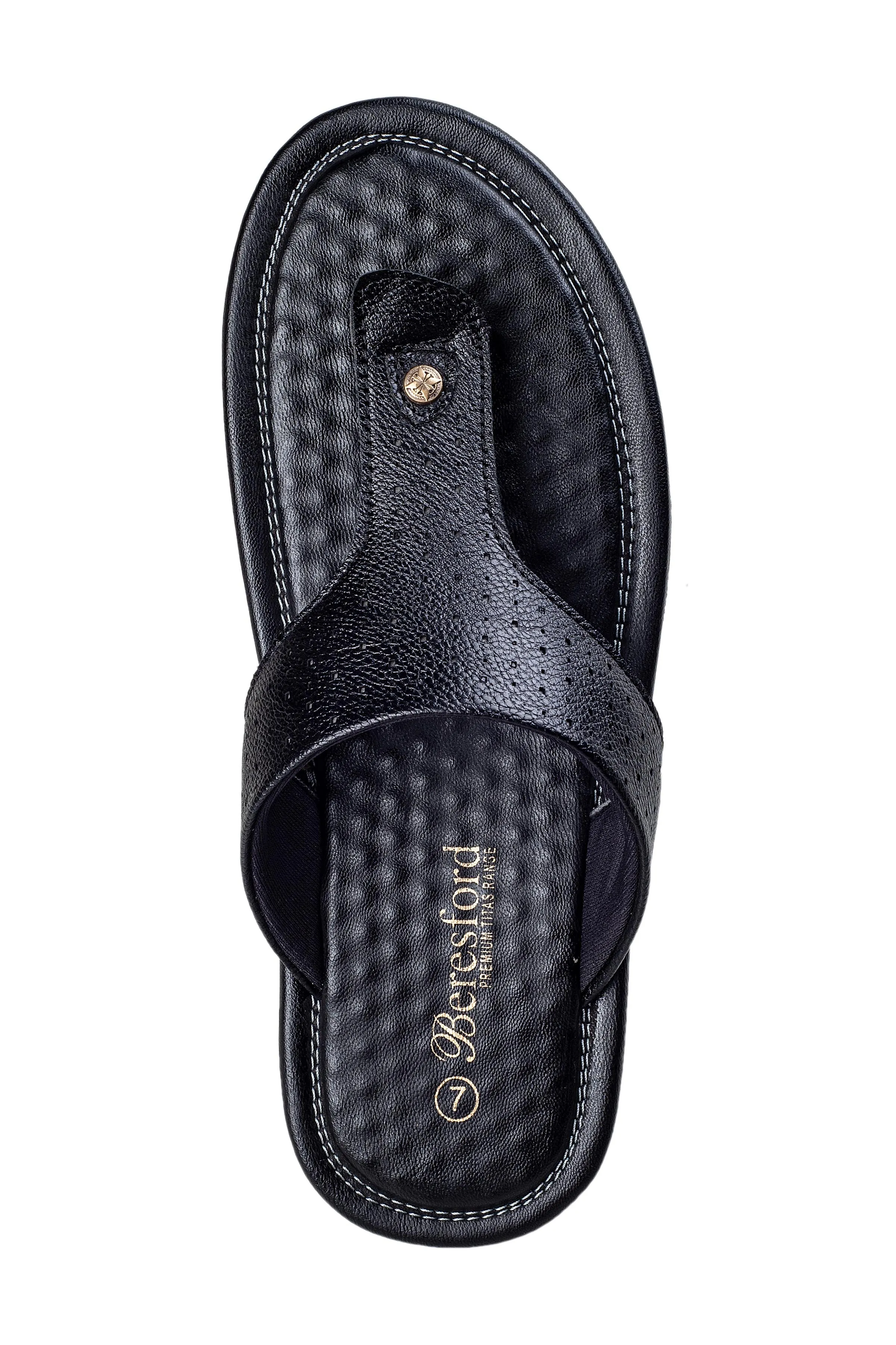 Beresford Gents Black Chappal