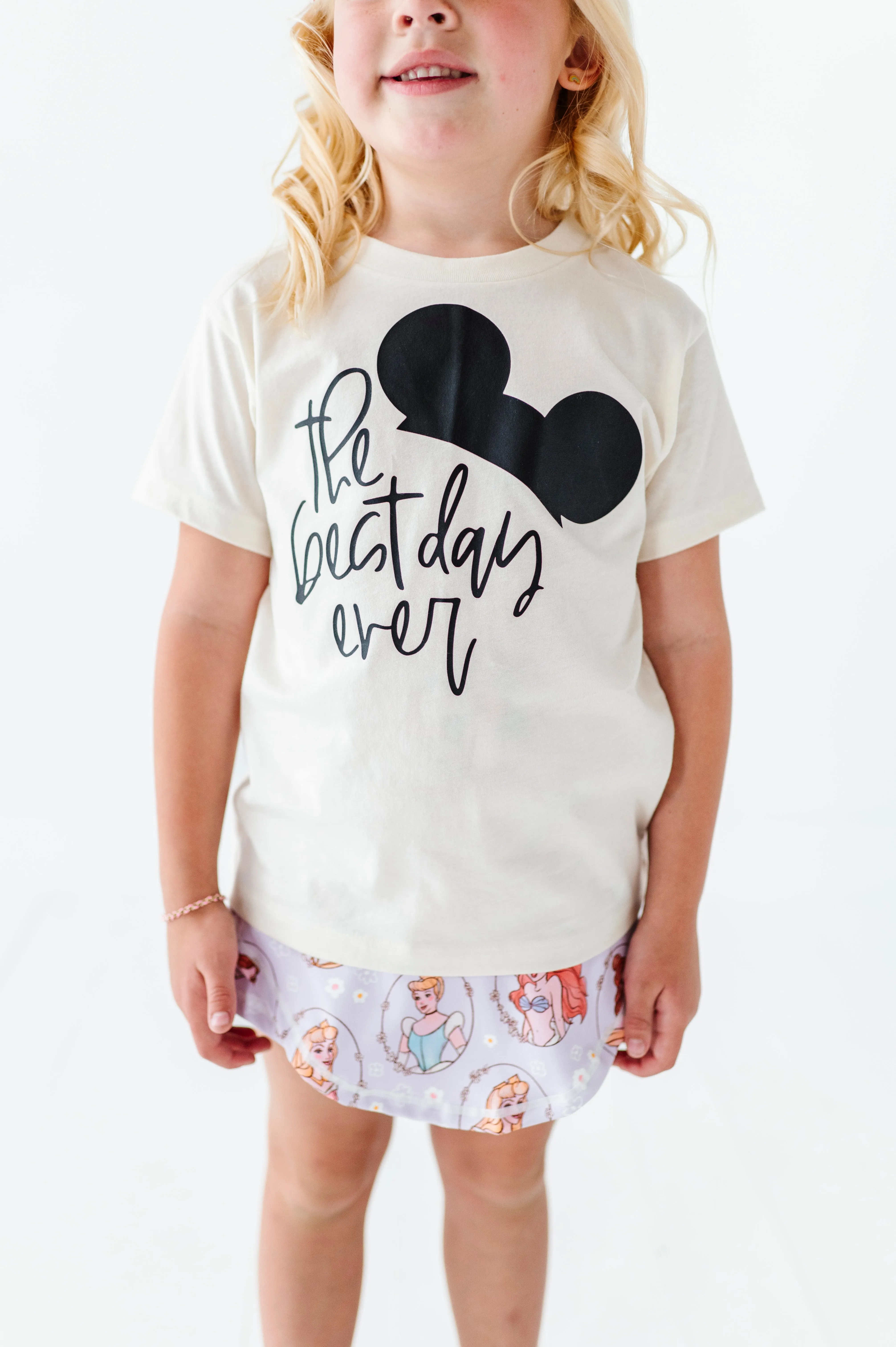 BEST DAY EVER | Cream Tee (kids   adults) | *SHIPS MID-MARCH*