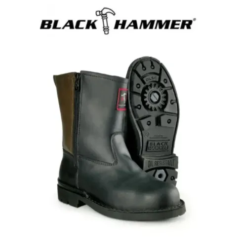 Black Hammer Men 4000 Series High Cut Safety Shoes BH4502