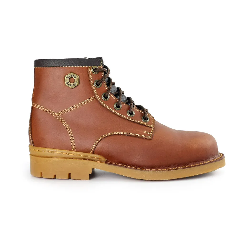 Black Hammer Men 4000 Series Mid Cut Safety Shoes BH 4892