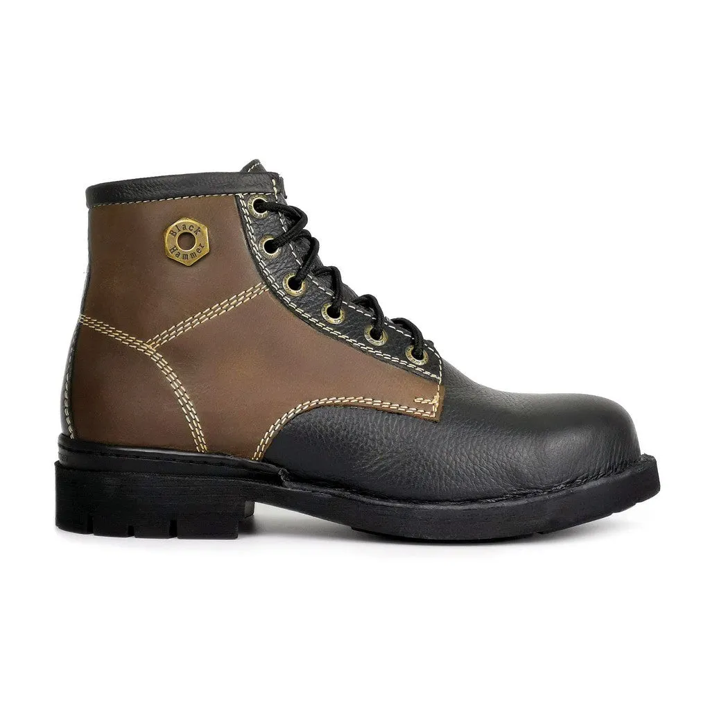 Black Hammer Men 4000 Series Mid Cut Safety Shoes BH 4892
