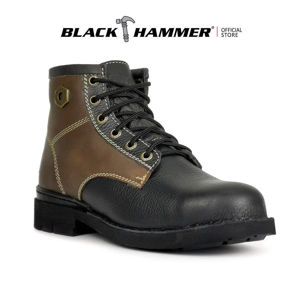 Black Hammer Men 4000 Series Mid Cut Safety Shoes BH 4892