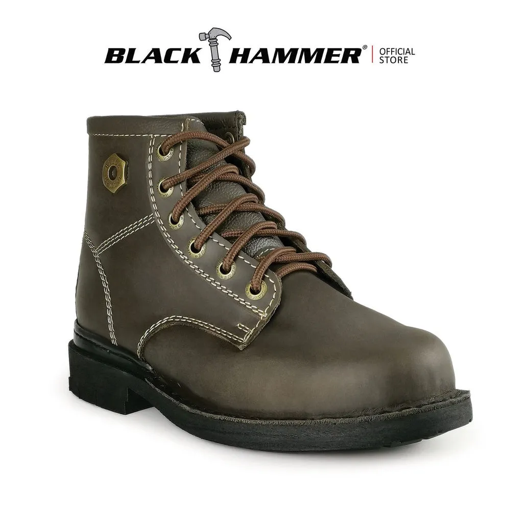 Black Hammer Men 4000 Series Mid Cut Safety Shoes BH 4892