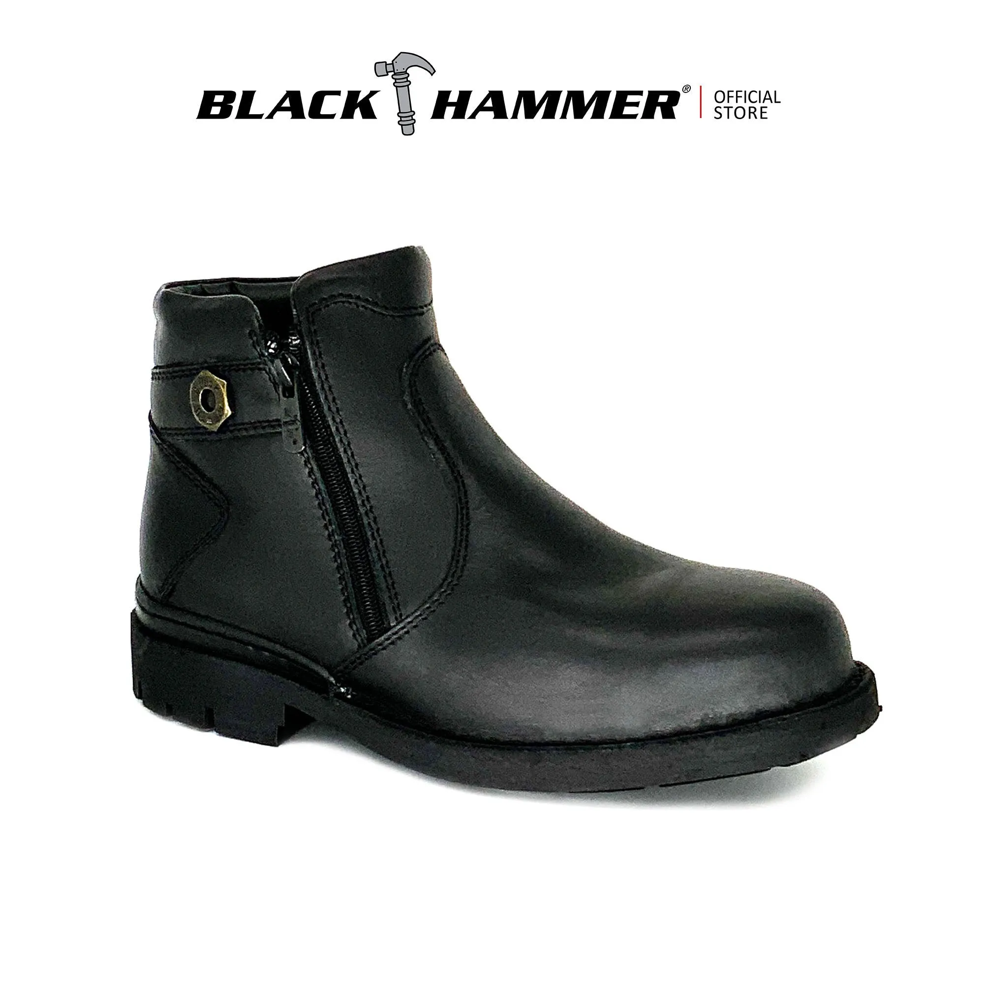 Black Hammer Men 4000 Series Mid Cut Safety Shoes BH4881