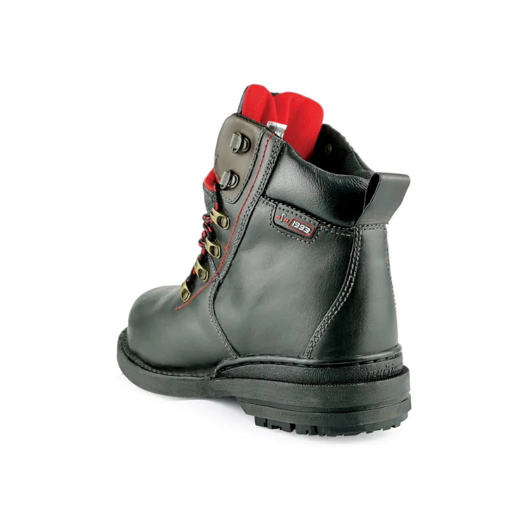 Black Hammer Men Mid Cut with Shoelace Safety Shoe BHS26613