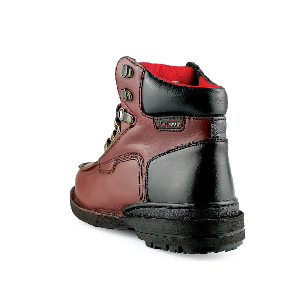 Black Hammer Men Mid Cut with Shoelace Safety Shoe BHS26614