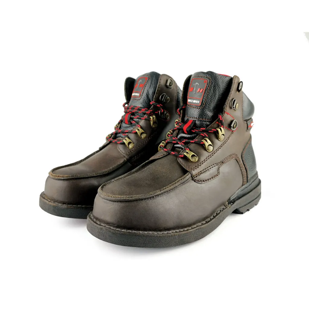 Black Hammer Men Mid Cut with Shoelace Safety Shoe BHS26614