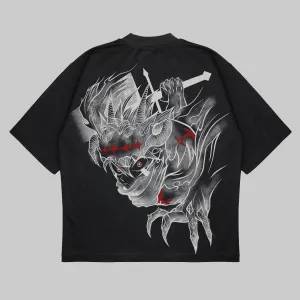 BLACK OATH OVERSIZED SHIRT (PREORDER)