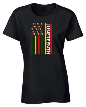 Black power juneteenth t-shirt