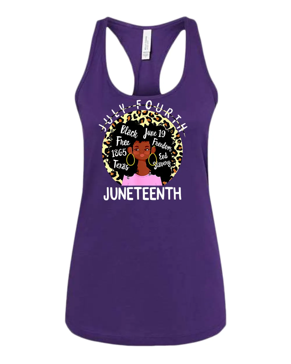 Black queen freedom tank top juneteenth tank tops