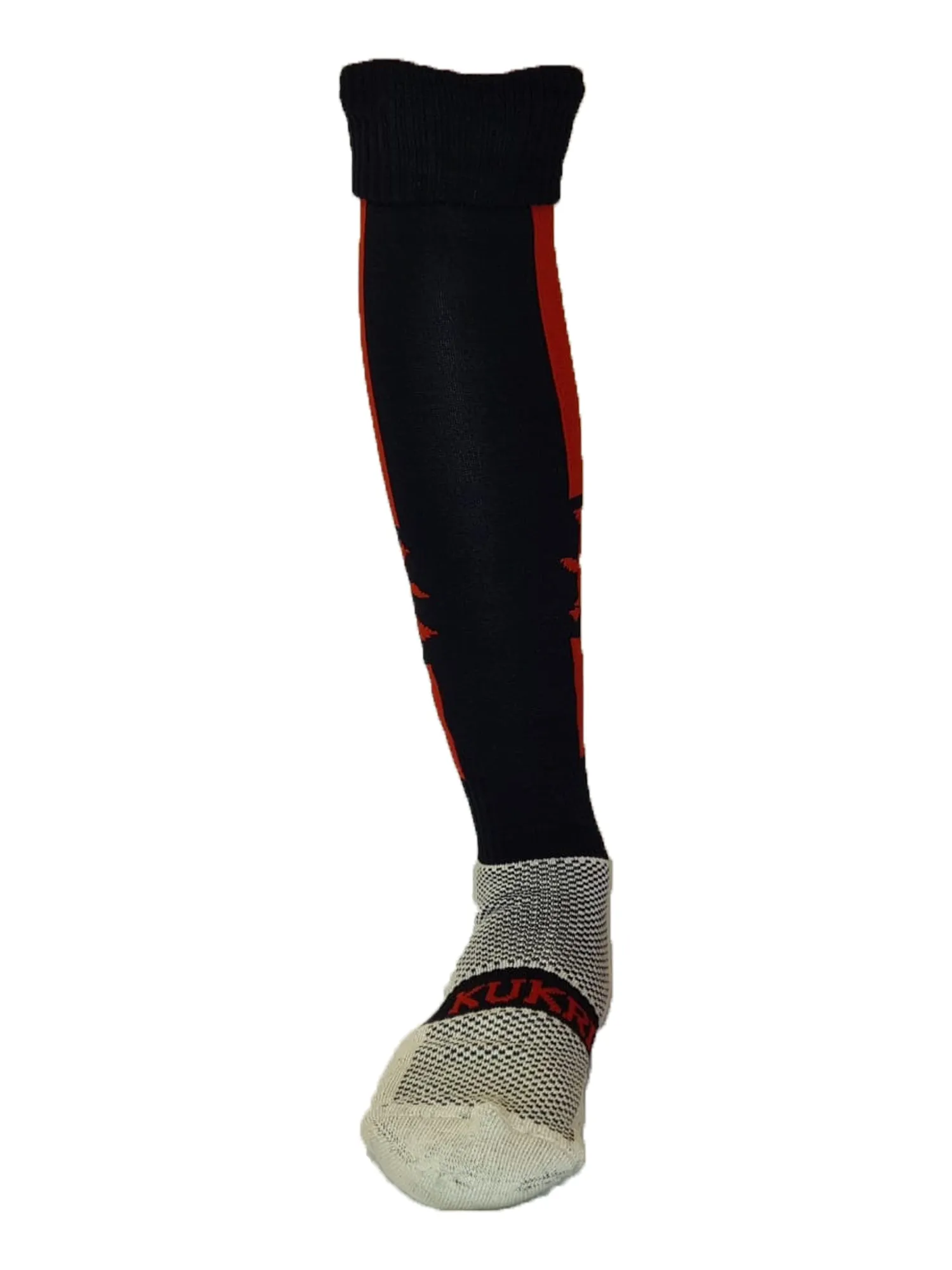 Black/Red Socks