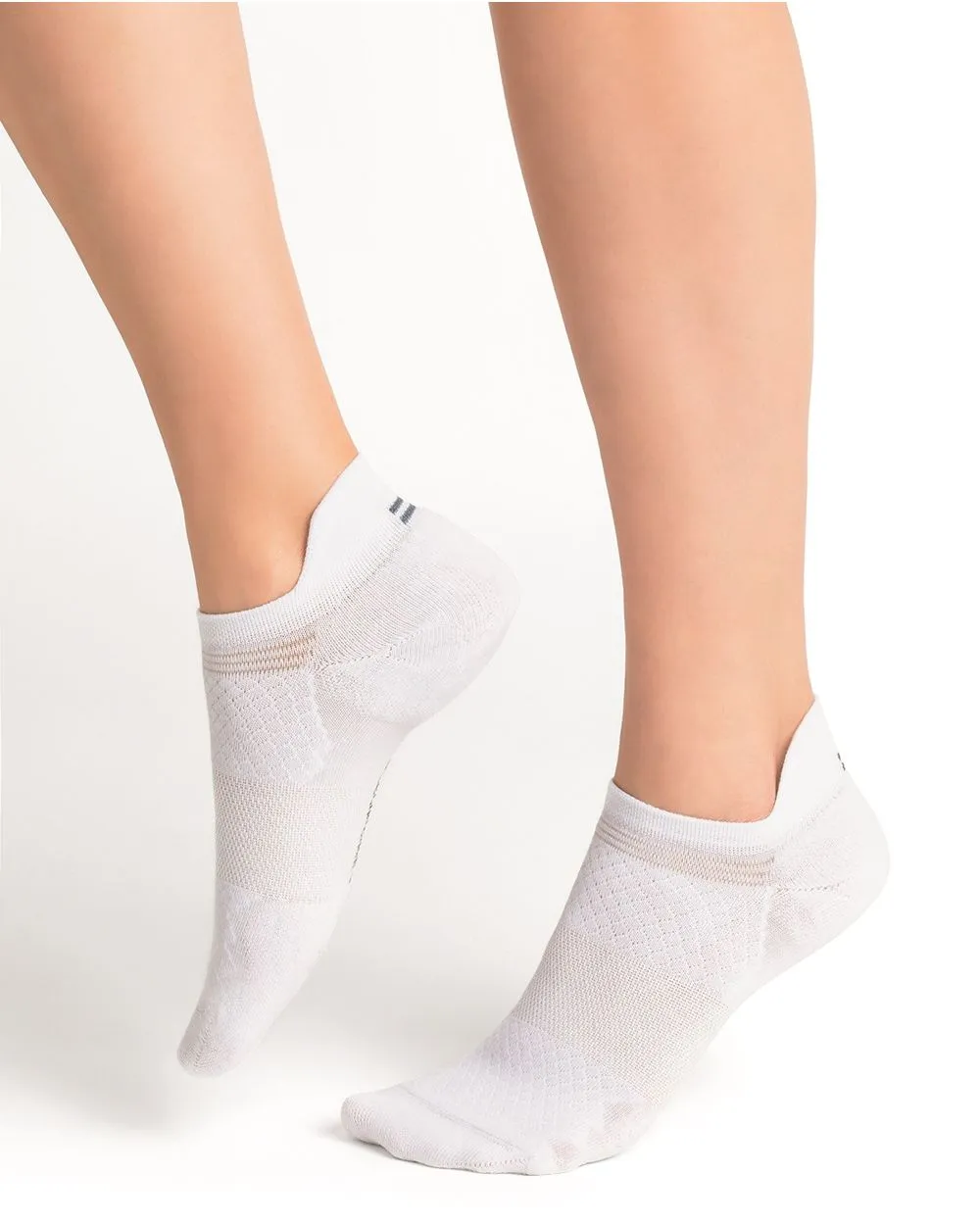 Bleuforet- Dynamic Sport Ankle Socks White/Black- 6520