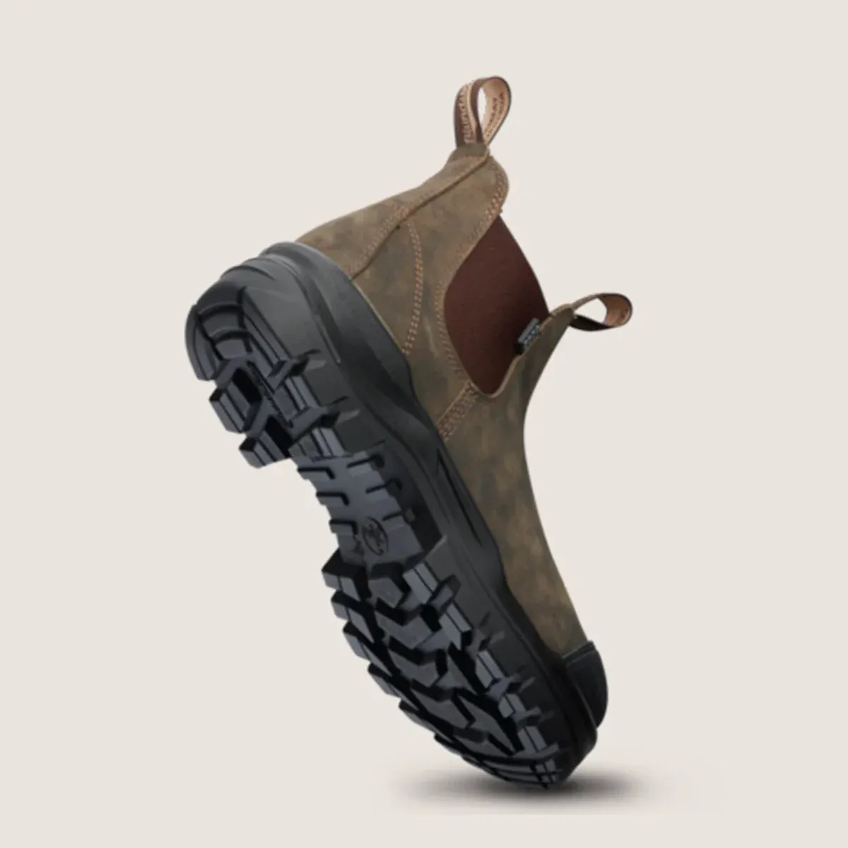 Blundstone 8002 Rotoflex - Rustic Brown - Unisex - Elastic Side