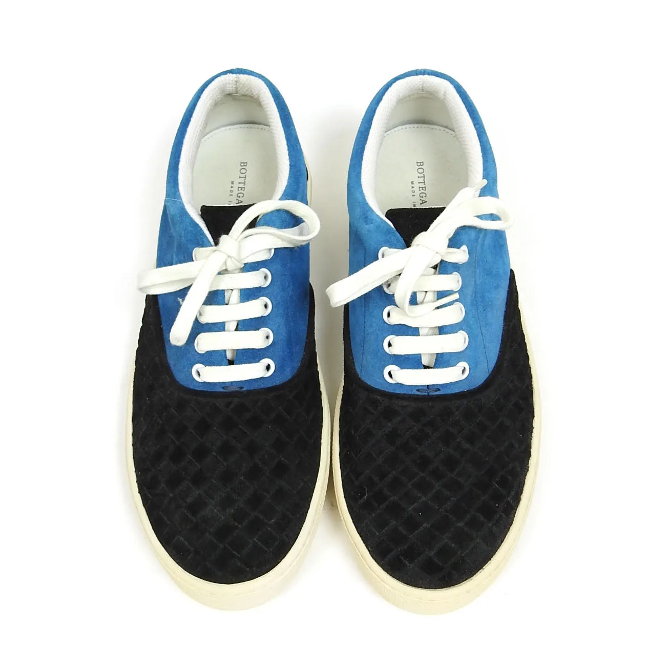 Bottega Veneta Intrecciato Suede Sneakers Size 43
