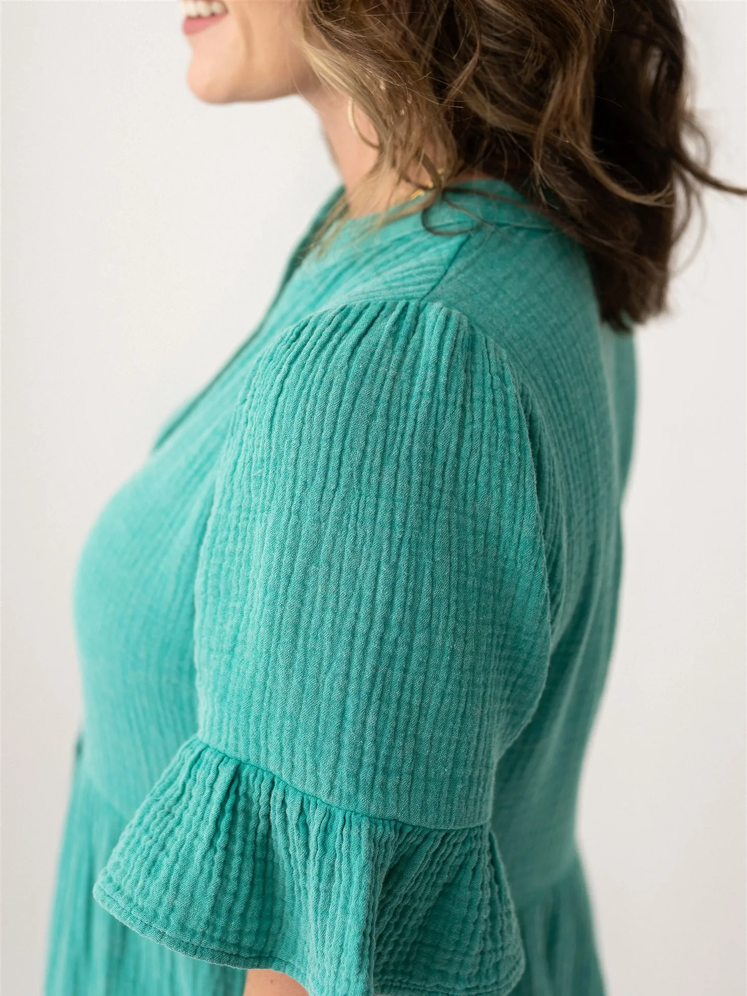 Bouncy Button Down