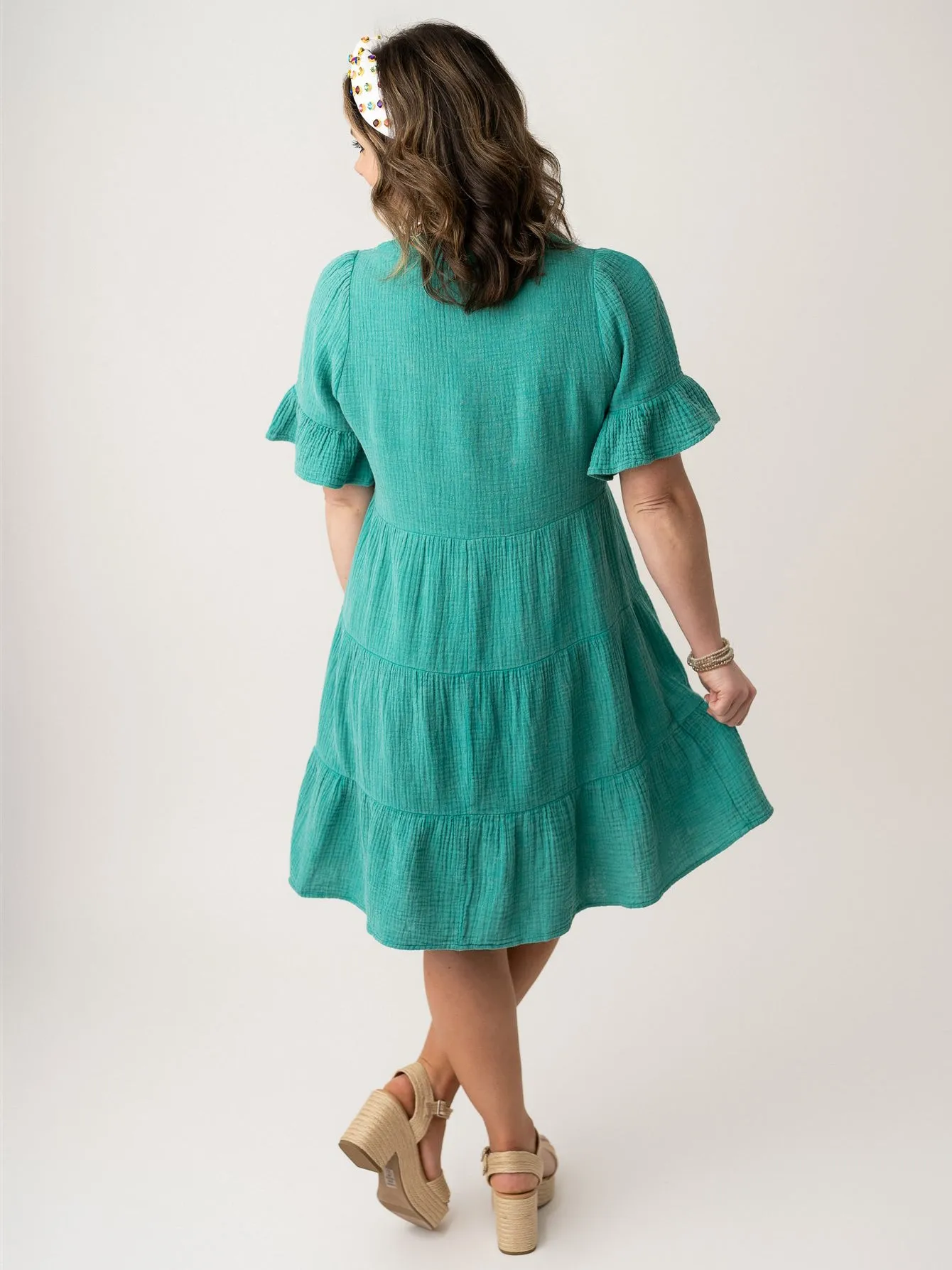 Bouncy Button Down
