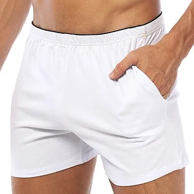 Boxer Cotton Underwear Boxershorts Sleep Men Swimming Briefs