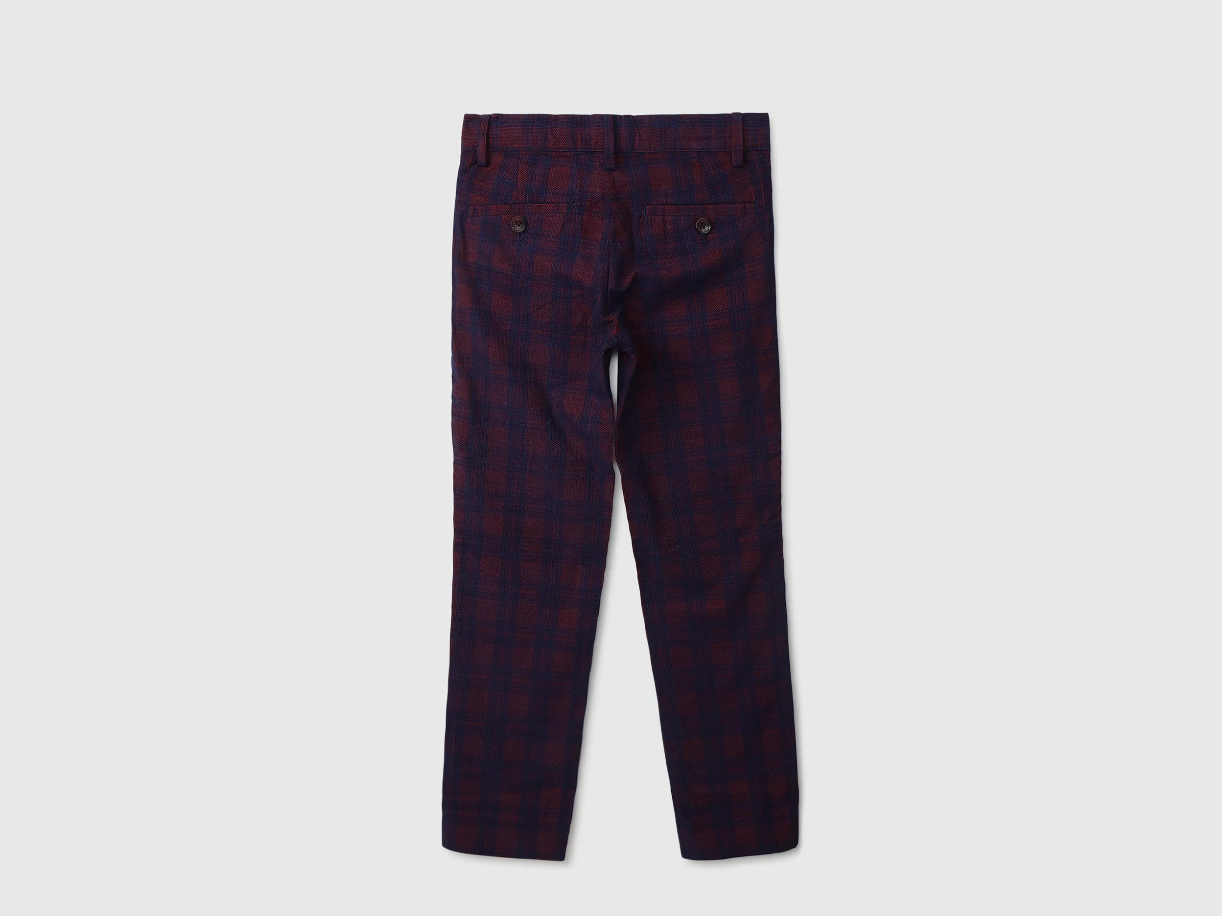 Boys Checked Trousers
