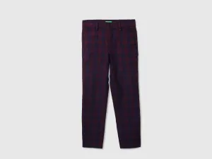 Boys Checked Trousers