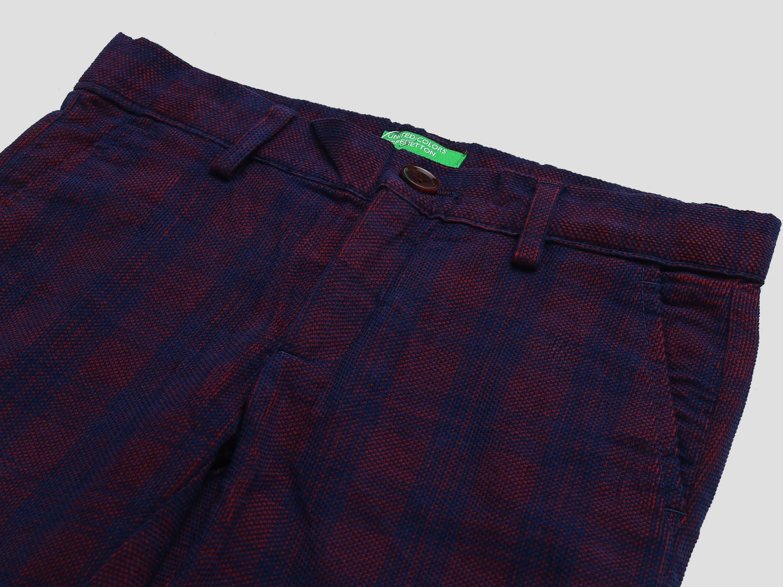 Boys Checked Trousers