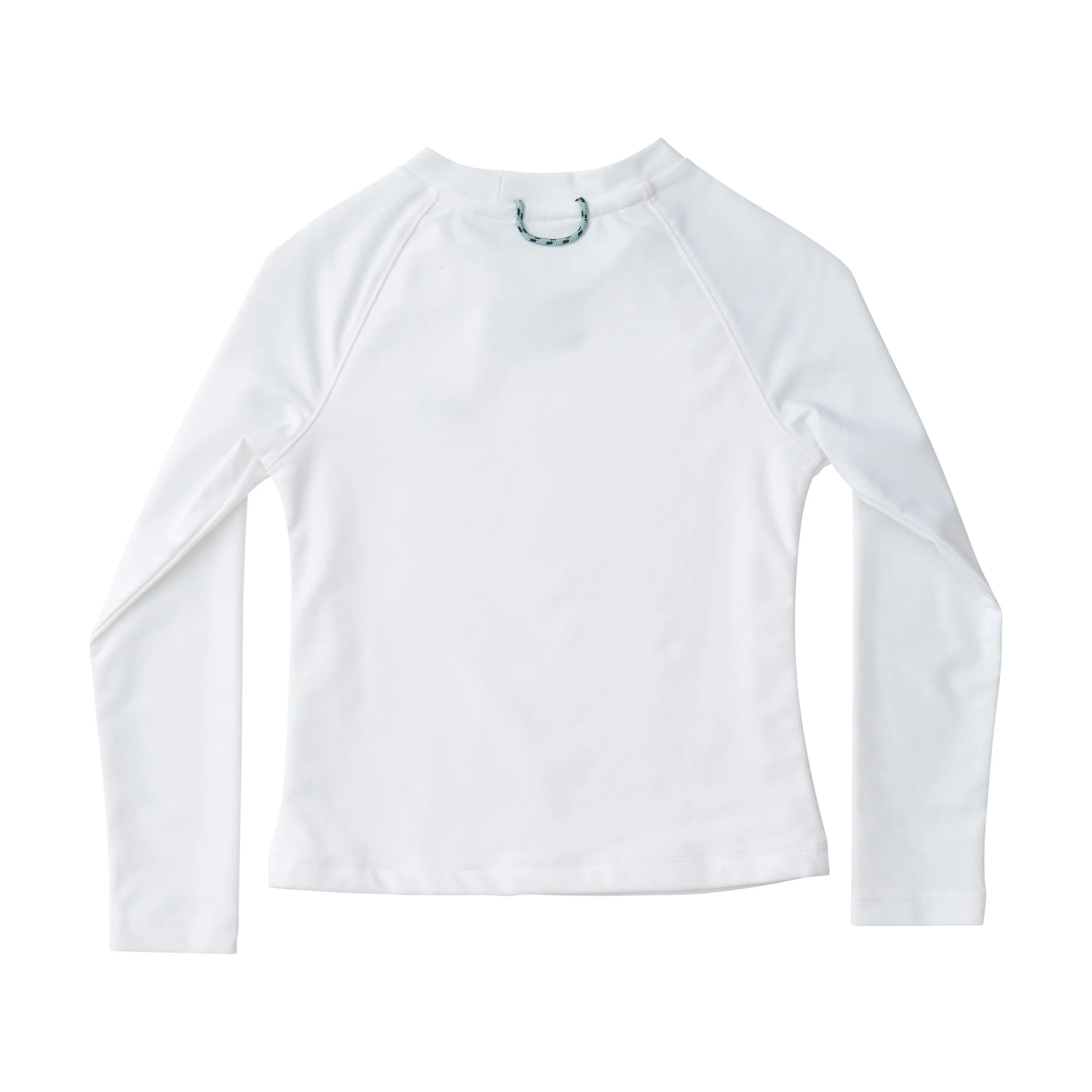 Boys' Reef Rashguard Swim Shirt in Solid Bright White