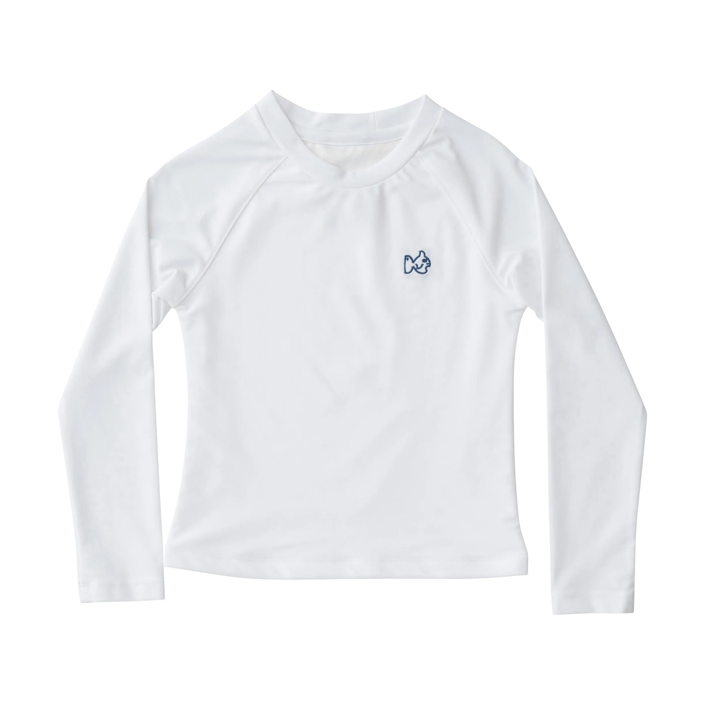 Boys' Reef Rashguard Swim Shirt in Solid Bright White