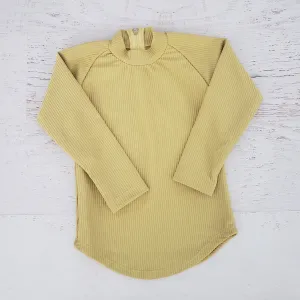 Brook L/Slv Rash Top - Eco Rib Citrus