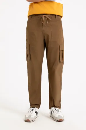 Brown Cargo Trouser