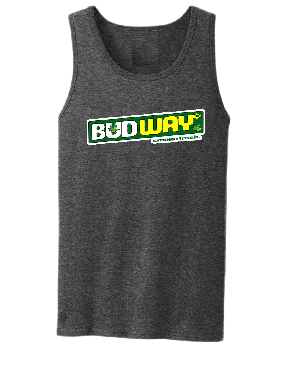 Bud way tank top, smoke fresh tank top