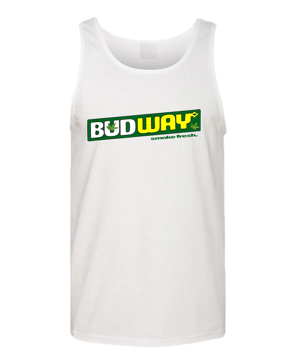 Bud way tank top, smoke fresh tank top