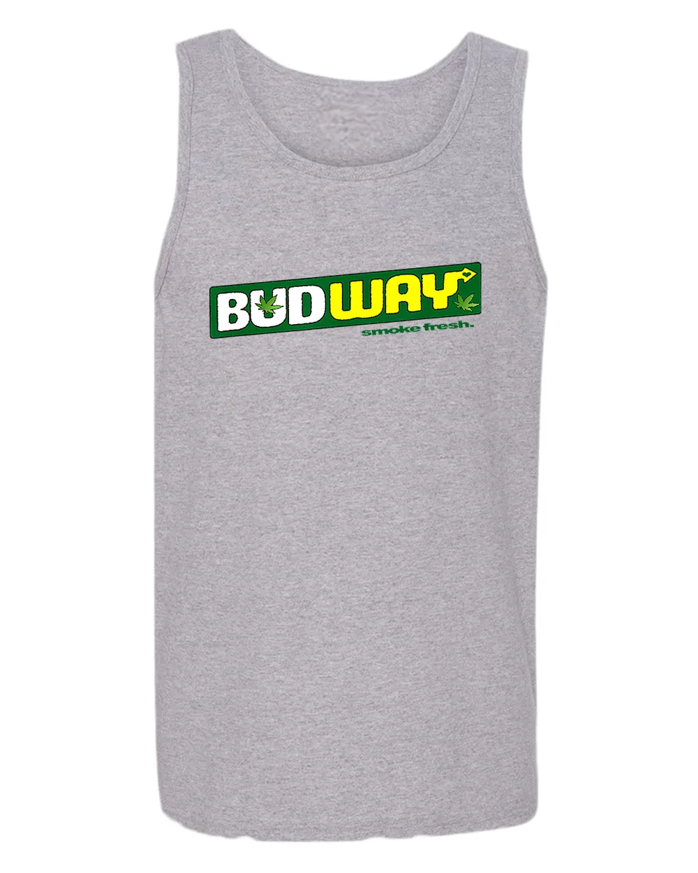 Bud way tank top, smoke fresh tank top