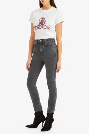 Burgundy Logo Oversized T-Shirt