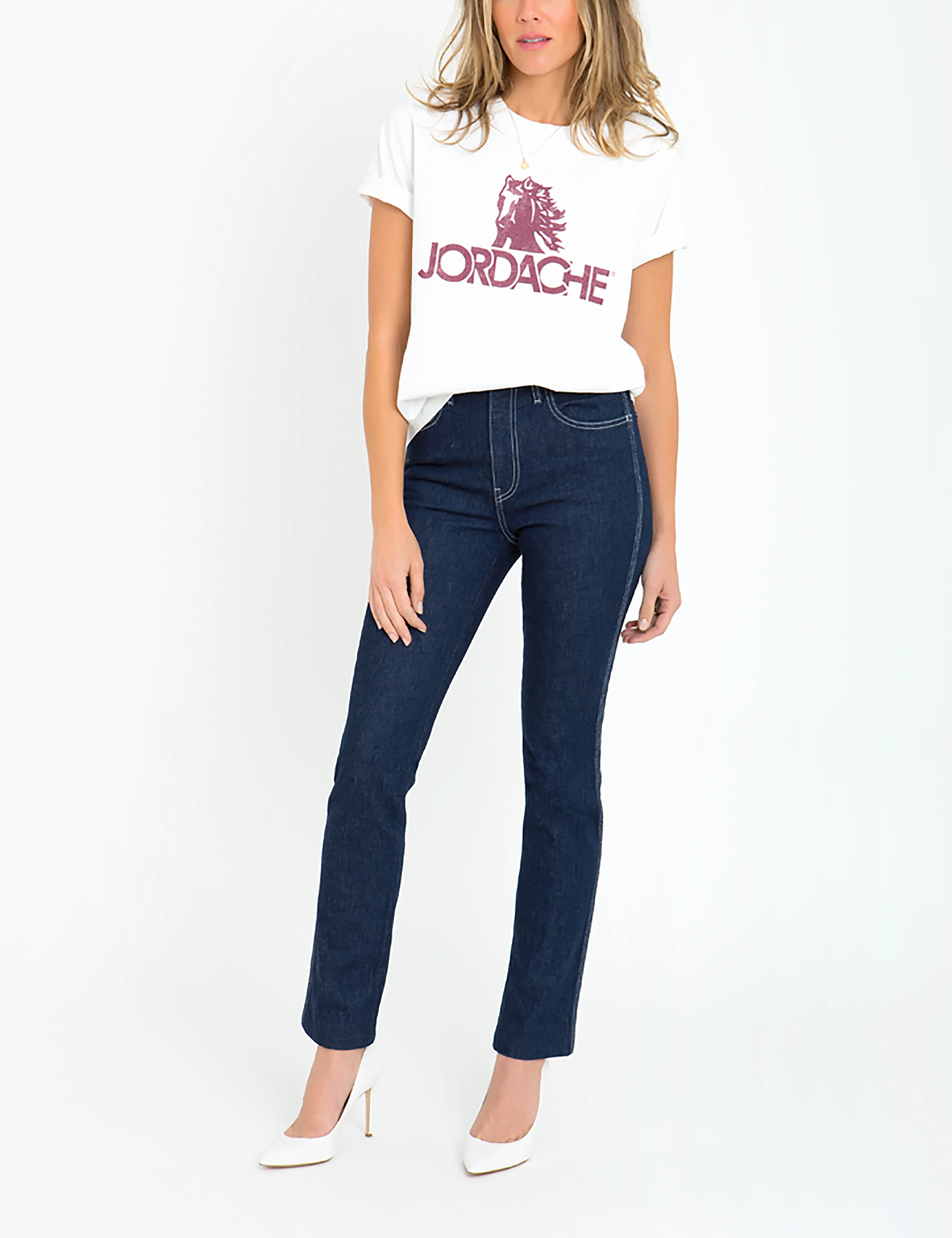 Burgundy Logo Oversized T-Shirt