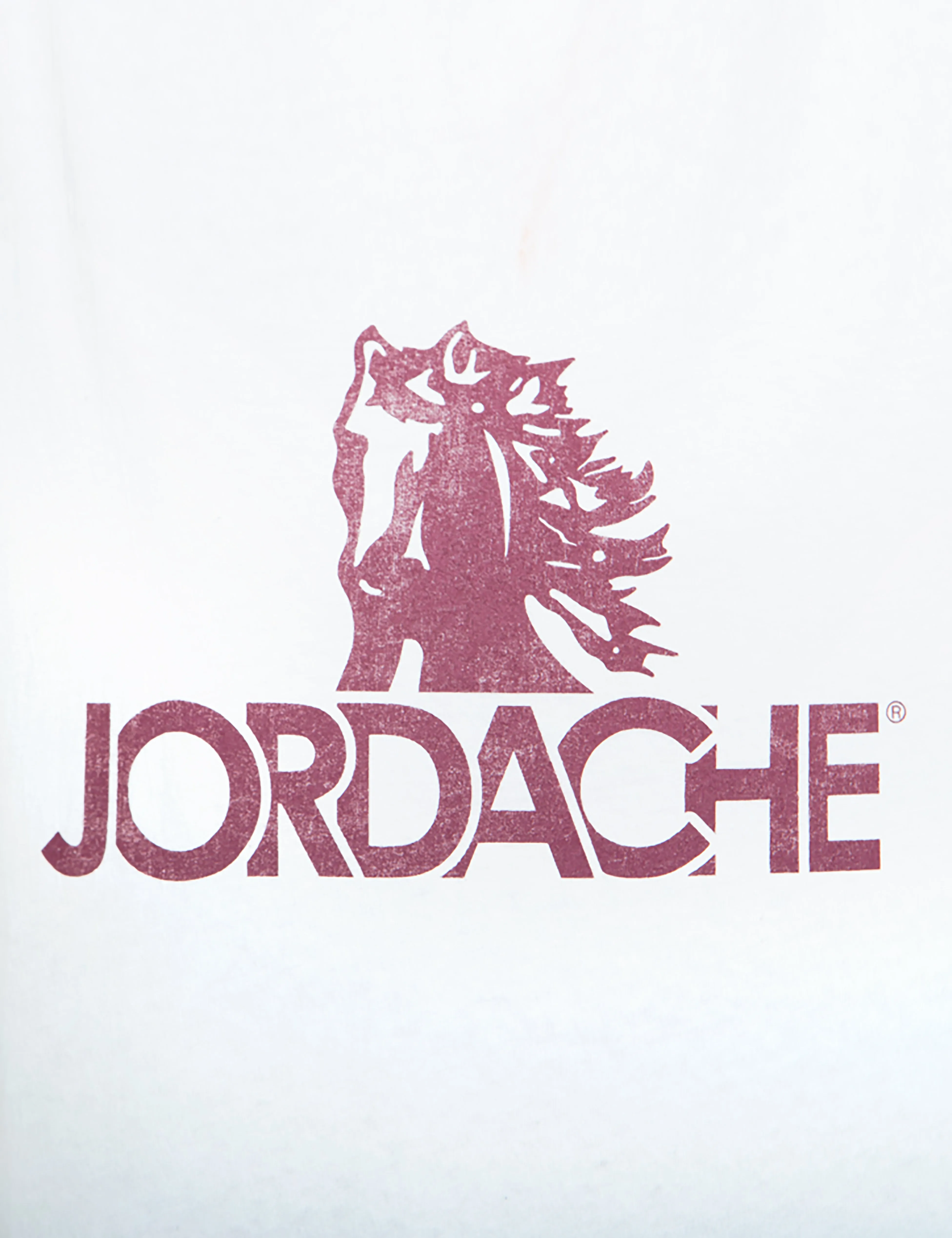 Burgundy Logo Oversized T-Shirt