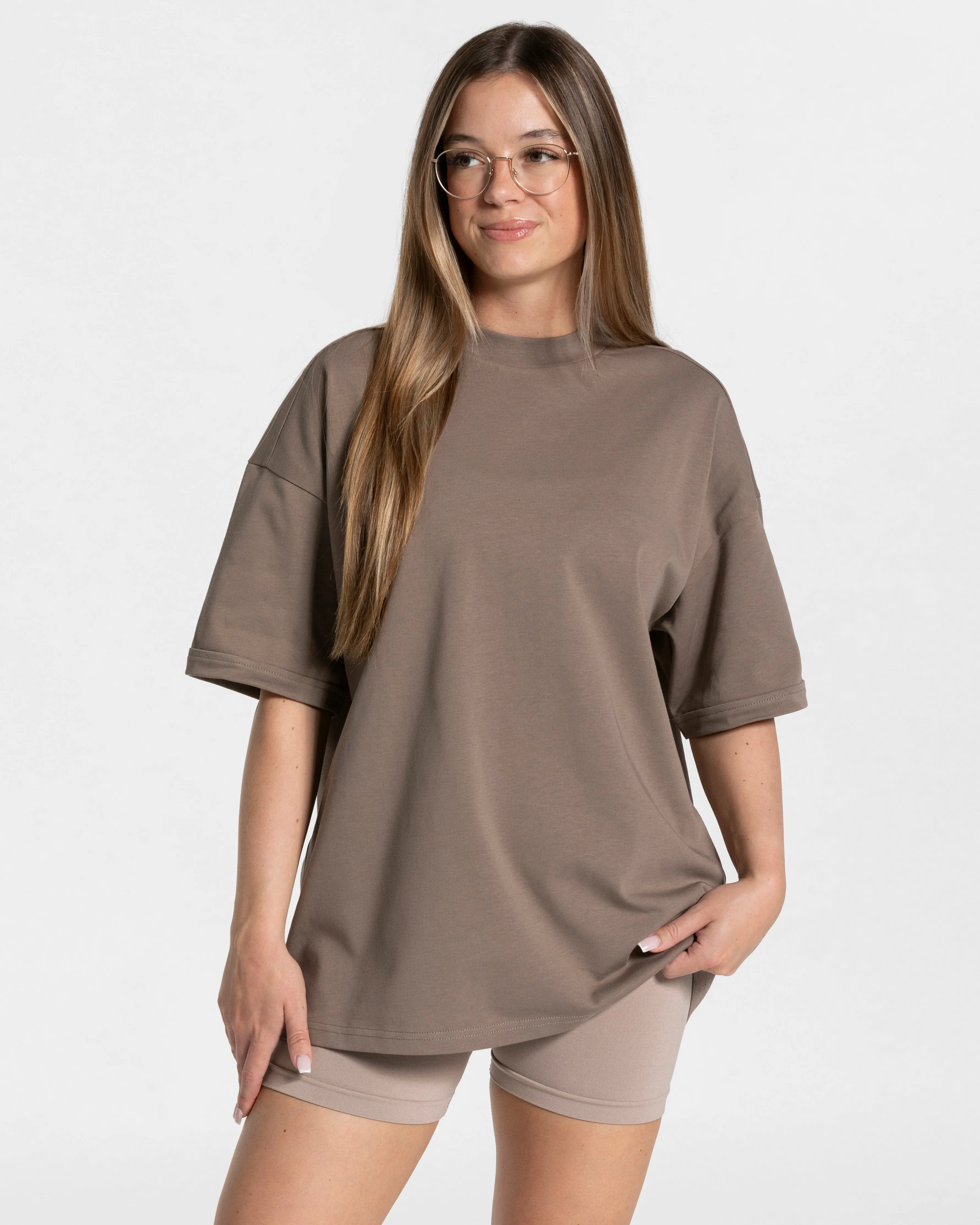 Candy Oversized T-Shirt "Mokka"
