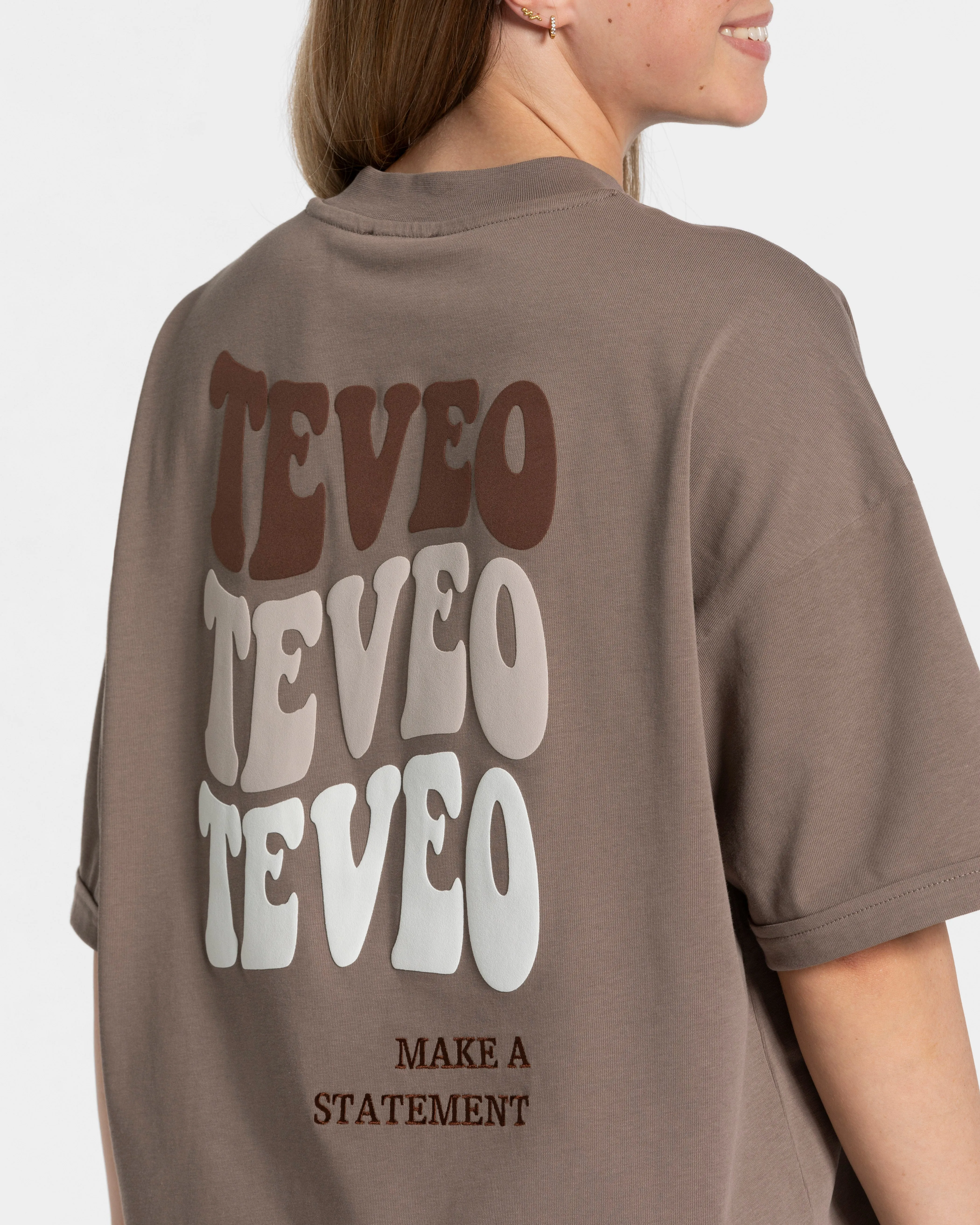 Candy Oversized T-Shirt "Mokka"