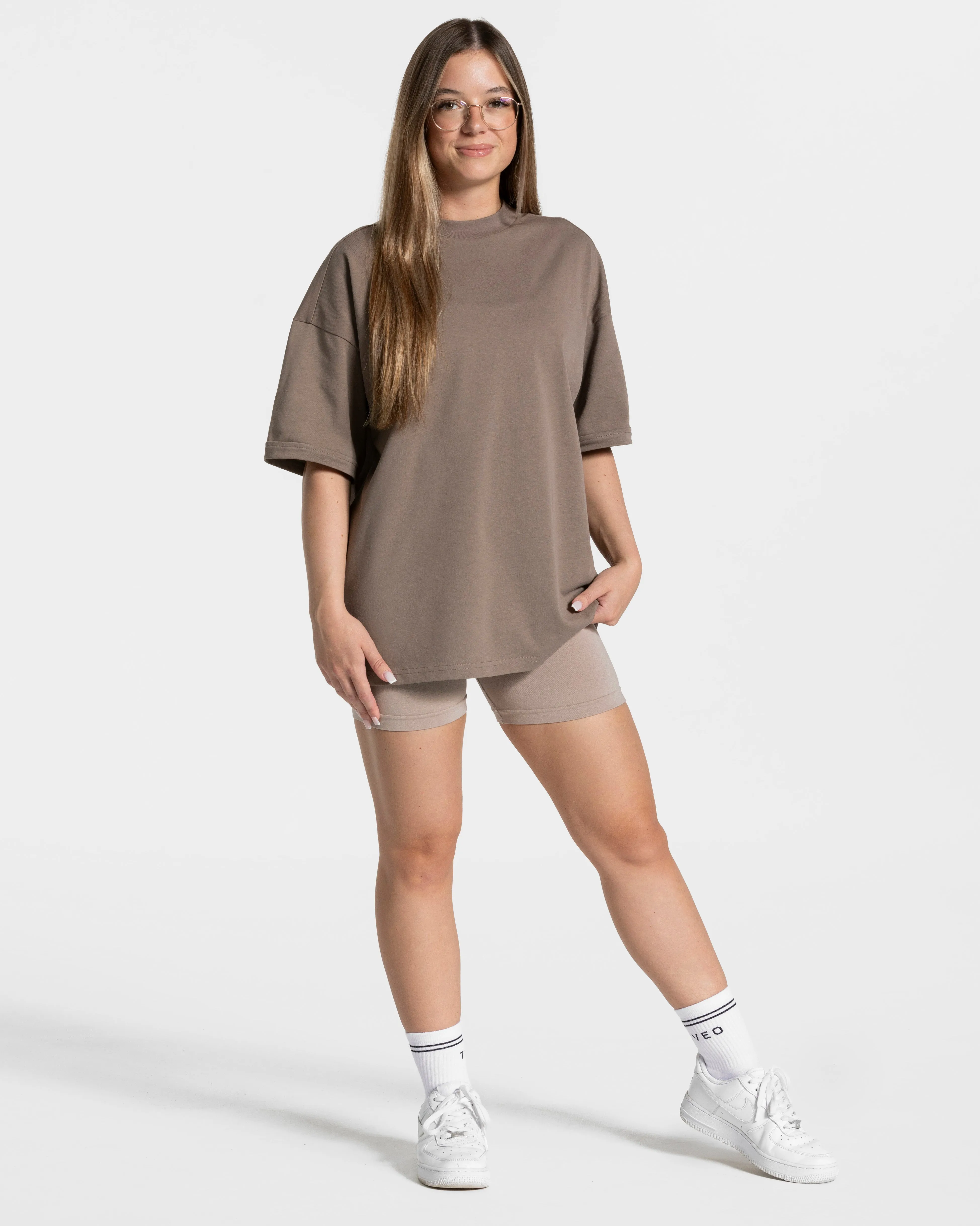 Candy Oversized T-Shirt "Mokka"