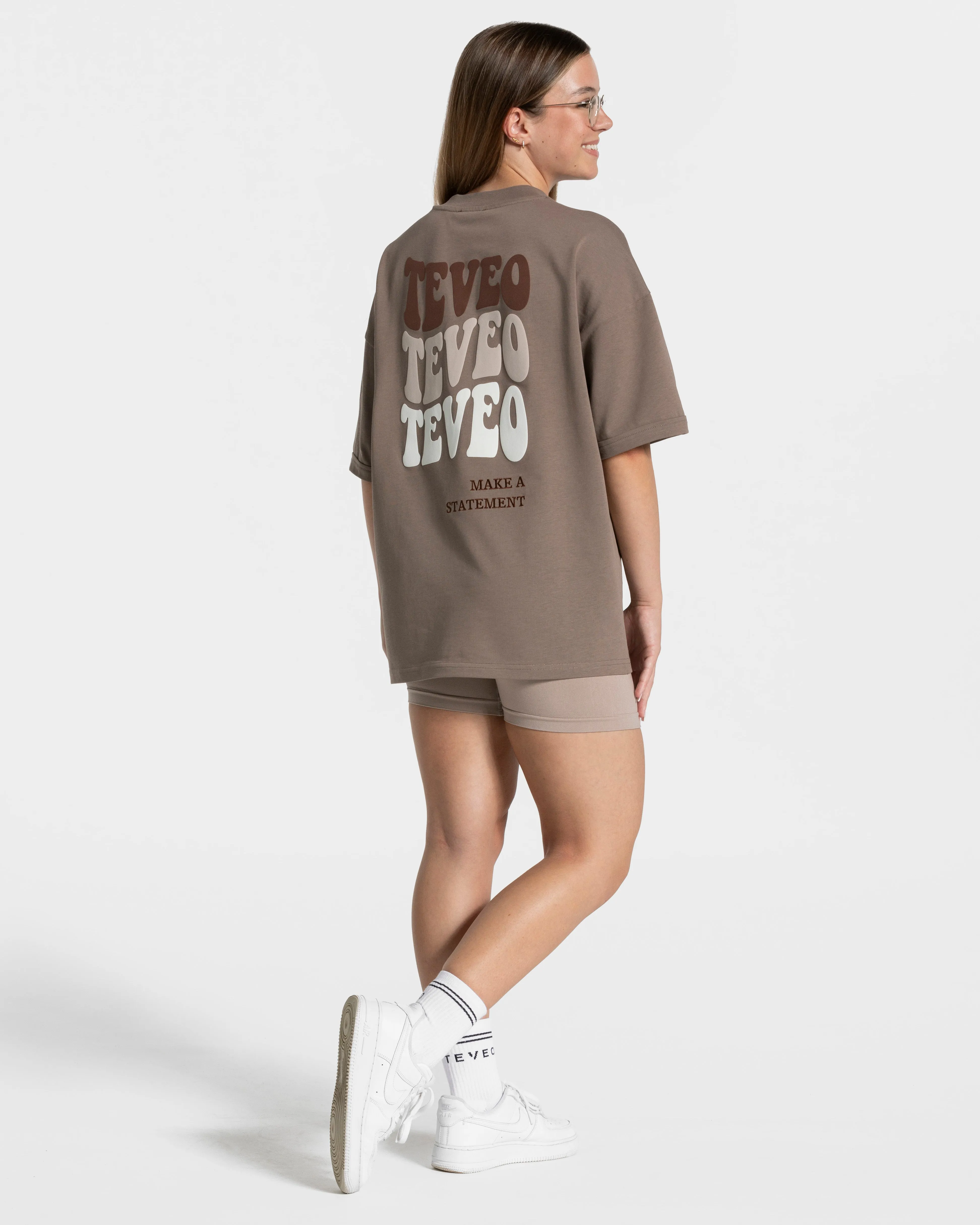 Candy Oversized T-Shirt "Mokka"