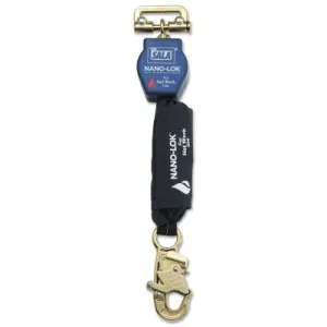 Capital Safety Nano-Lok Quick Connect Self Retracting Lifelines For Hot Work Use, Snap Hook, 70007455697