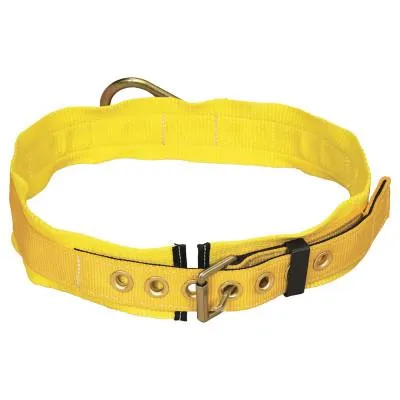 Capital Safety Tongue Buckle Belt, Back D-ring, 3 Pad, Small, 70007400024