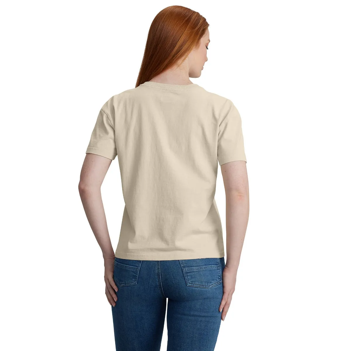 Carhartt 106813 Women's Loose Fit SS Heavyweight Henley T-Shirt