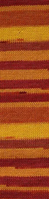 CASCADE Heritage Prints Sock Yarn Self Striping - 68 - Flames Stripe