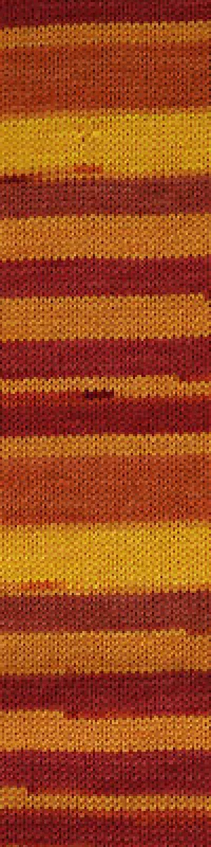 CASCADE Heritage Prints Sock Yarn Self Striping - 68 - Flames Stripe
