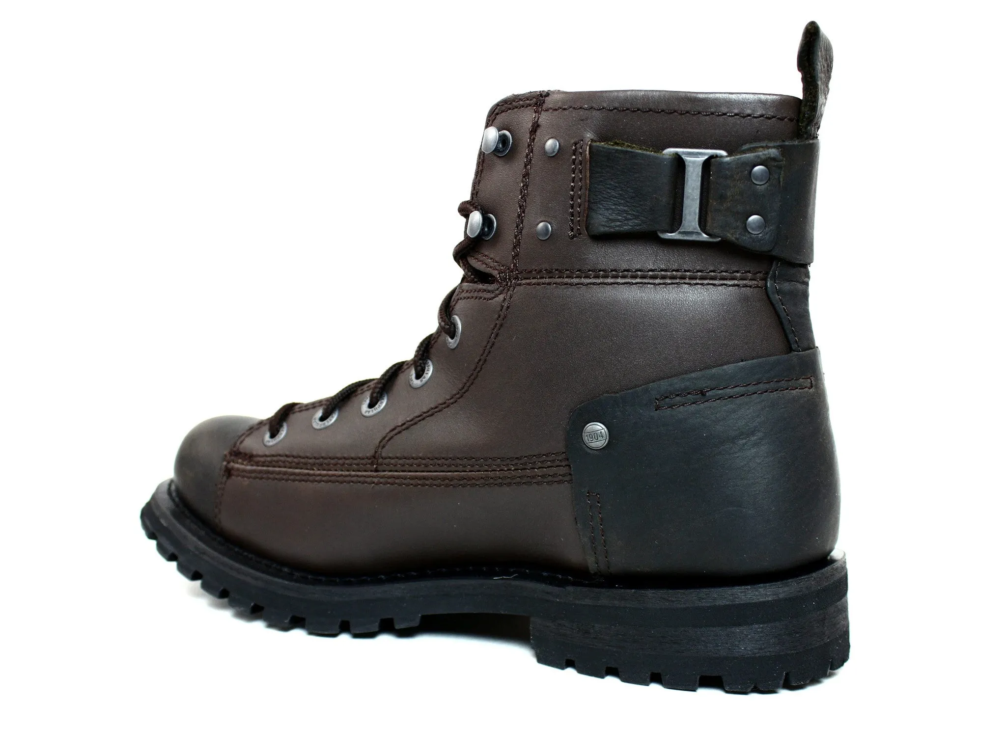 Caterpillar Men's Brent Motorcycle Work Casual Olive Boots
