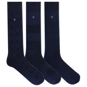 Chaps Men's Supersoft Argyle Crew Socks 3 Pair