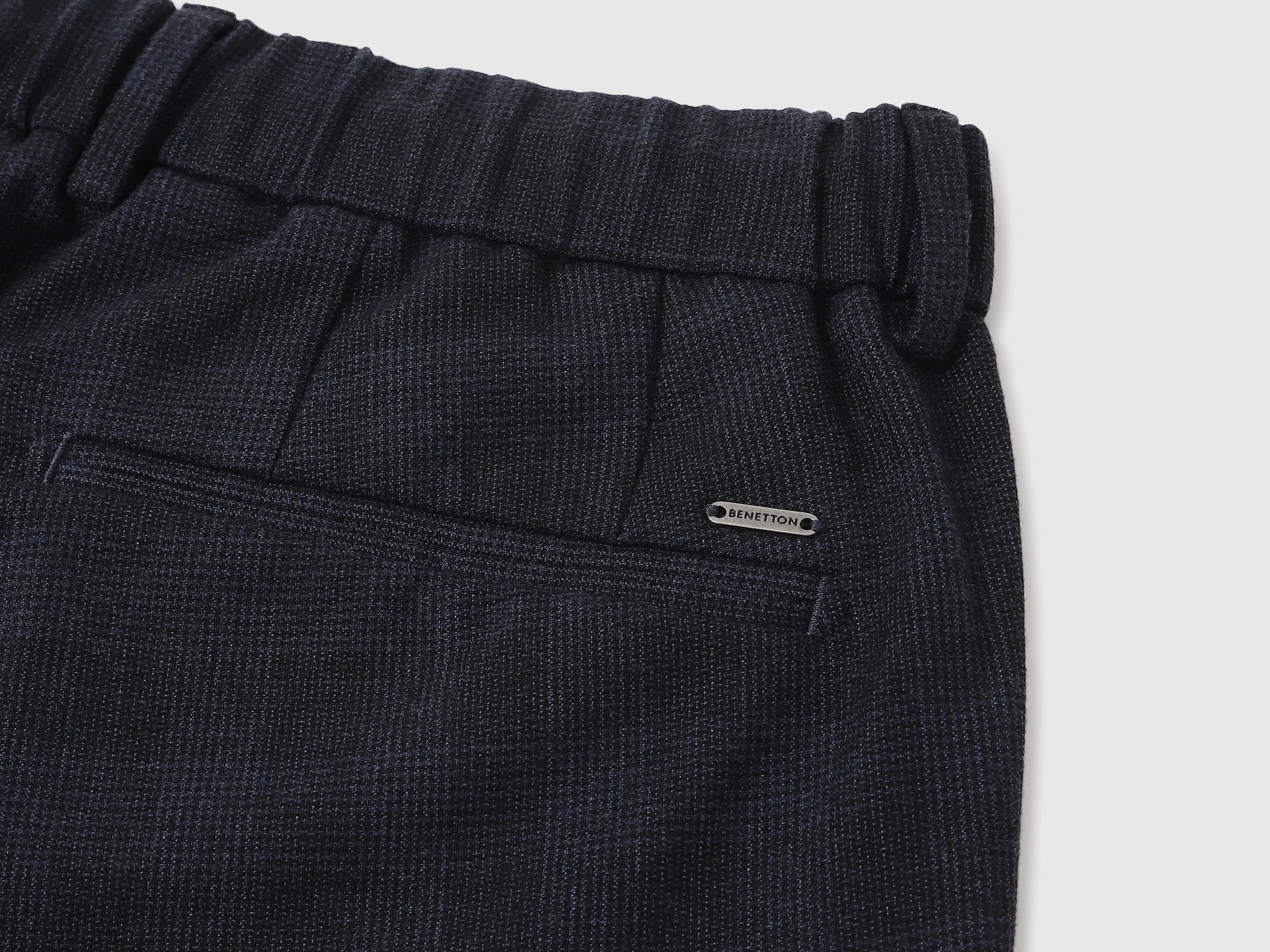 Checkered Relaxed Fit Trousers