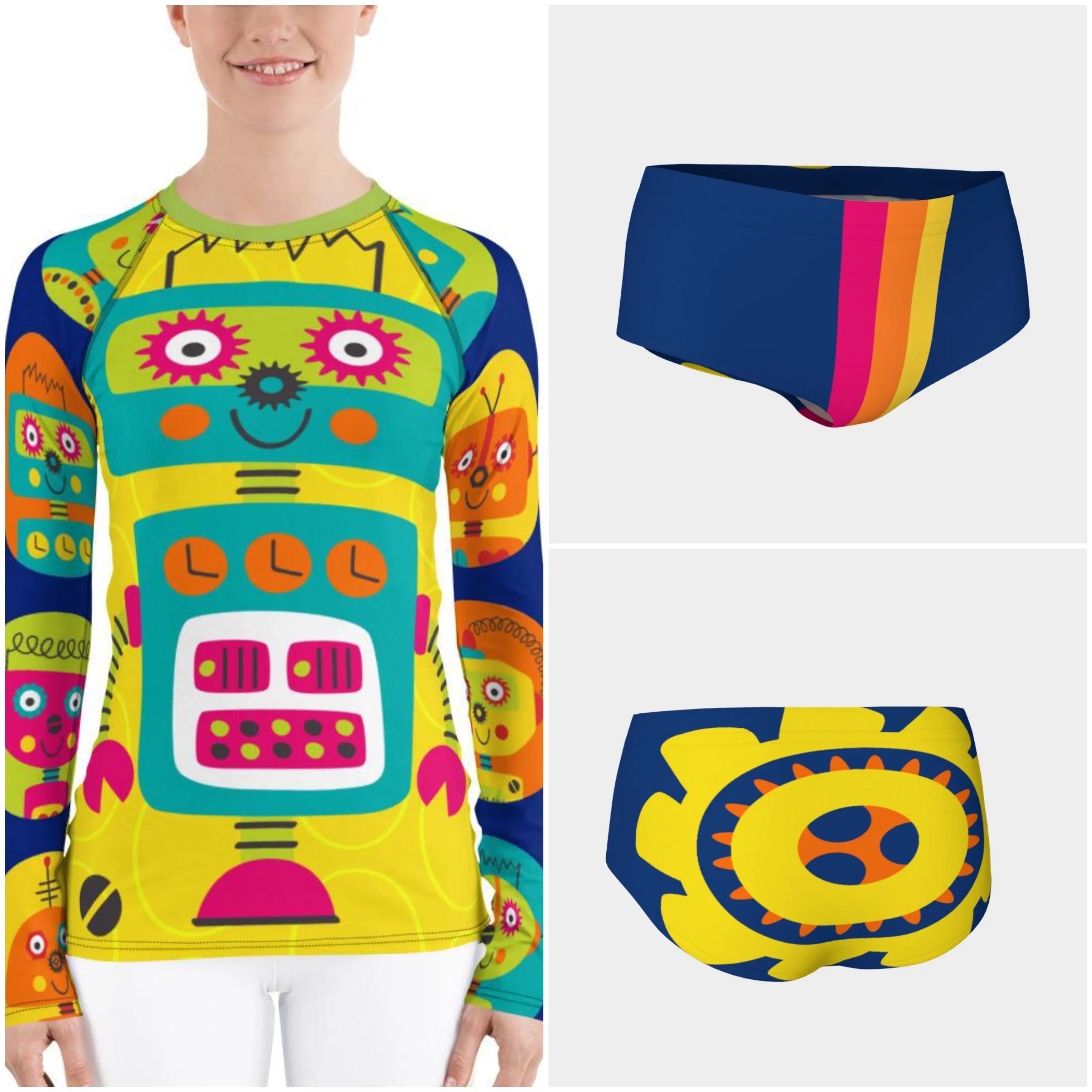Clifford Robot Rash Guard