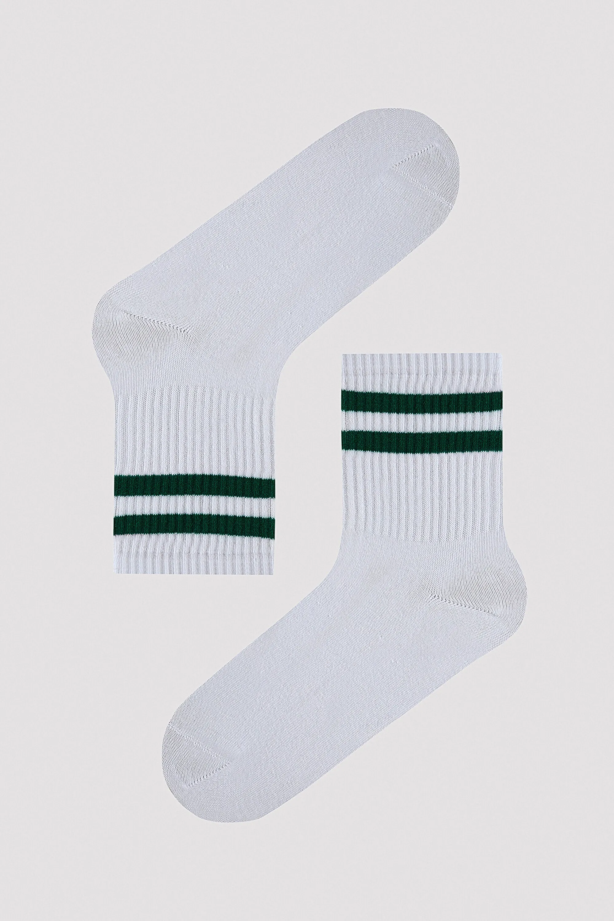 Colorful Stripe Printed Tennis Ankle Socks