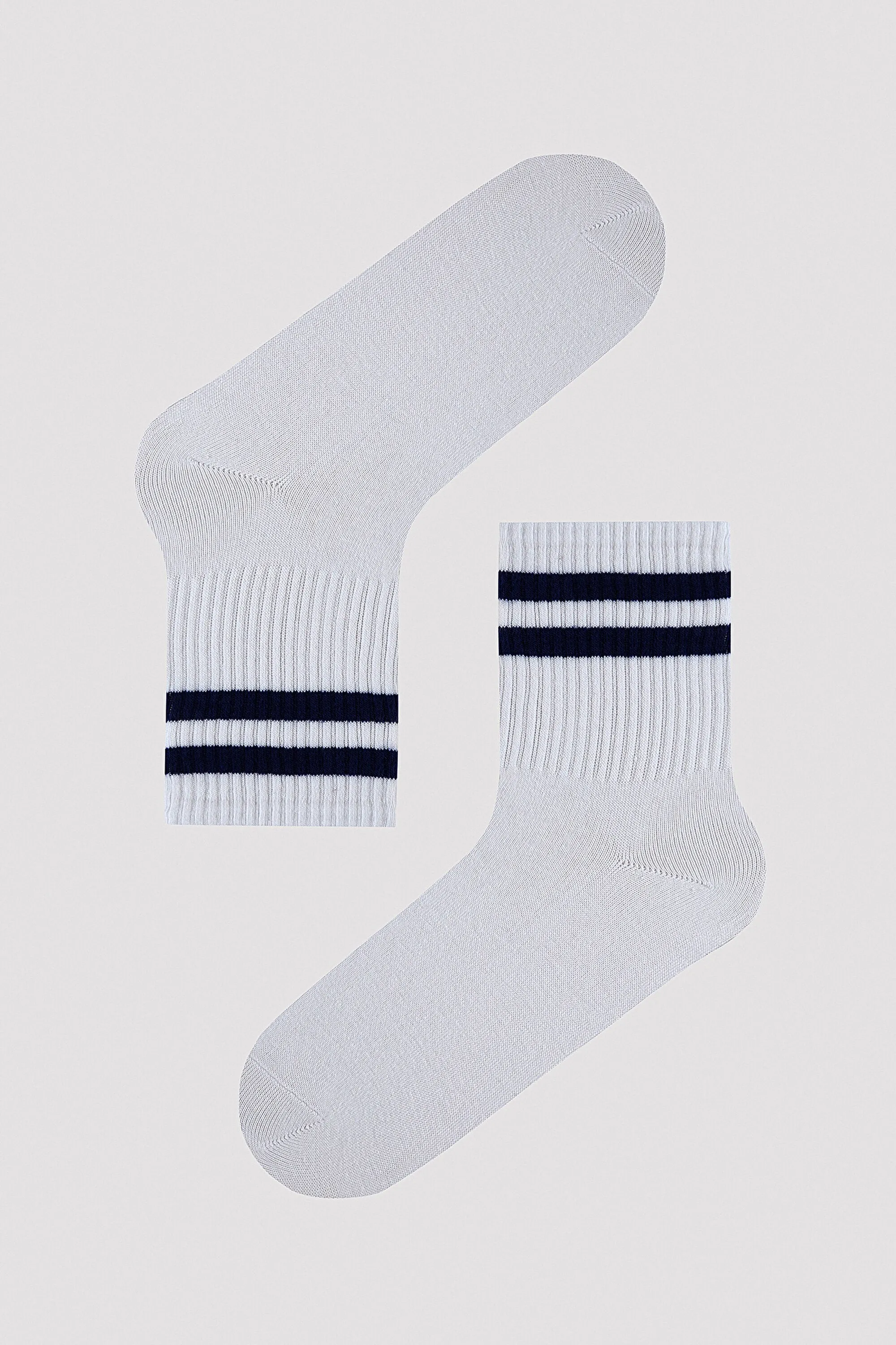 Colorful Stripe Printed Tennis Ankle Socks