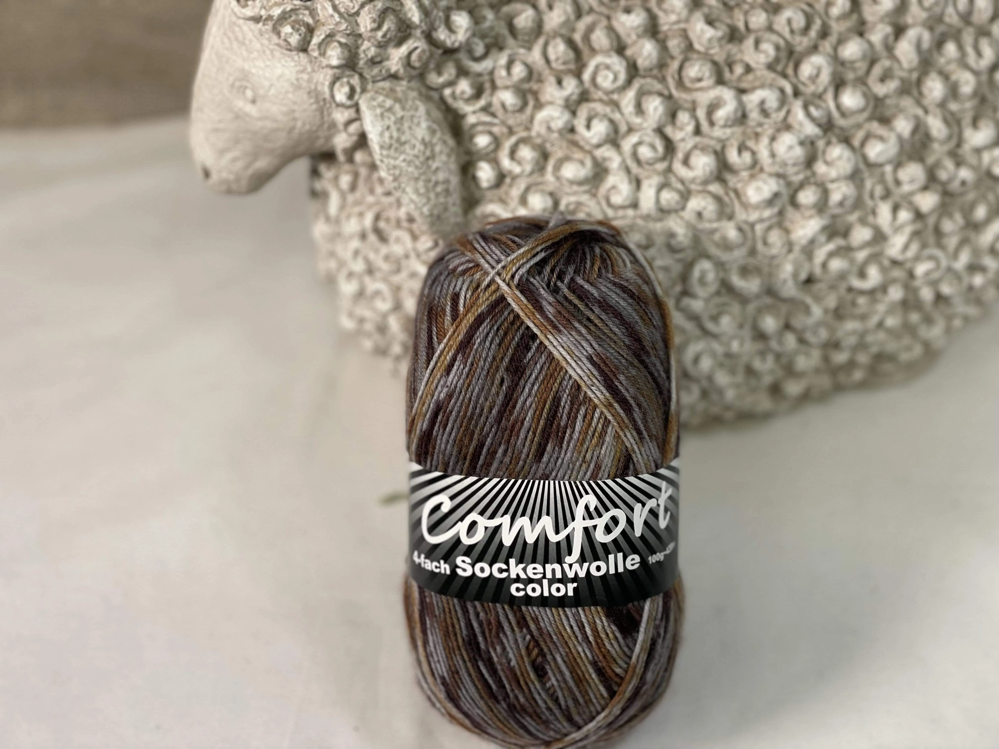 Comfort Sockenwolle - 2113 Taupes Brown 13